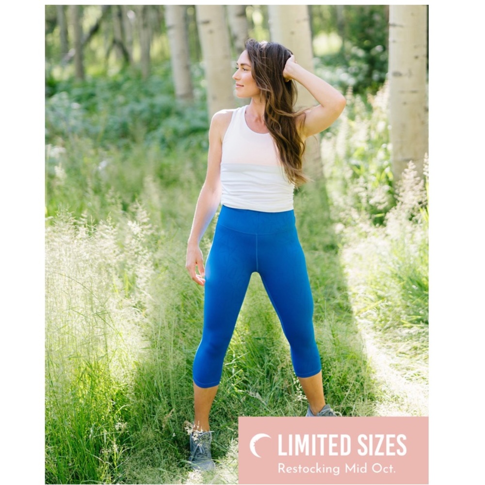 ZYIA Royal Blue Willow LnT Crop 17”